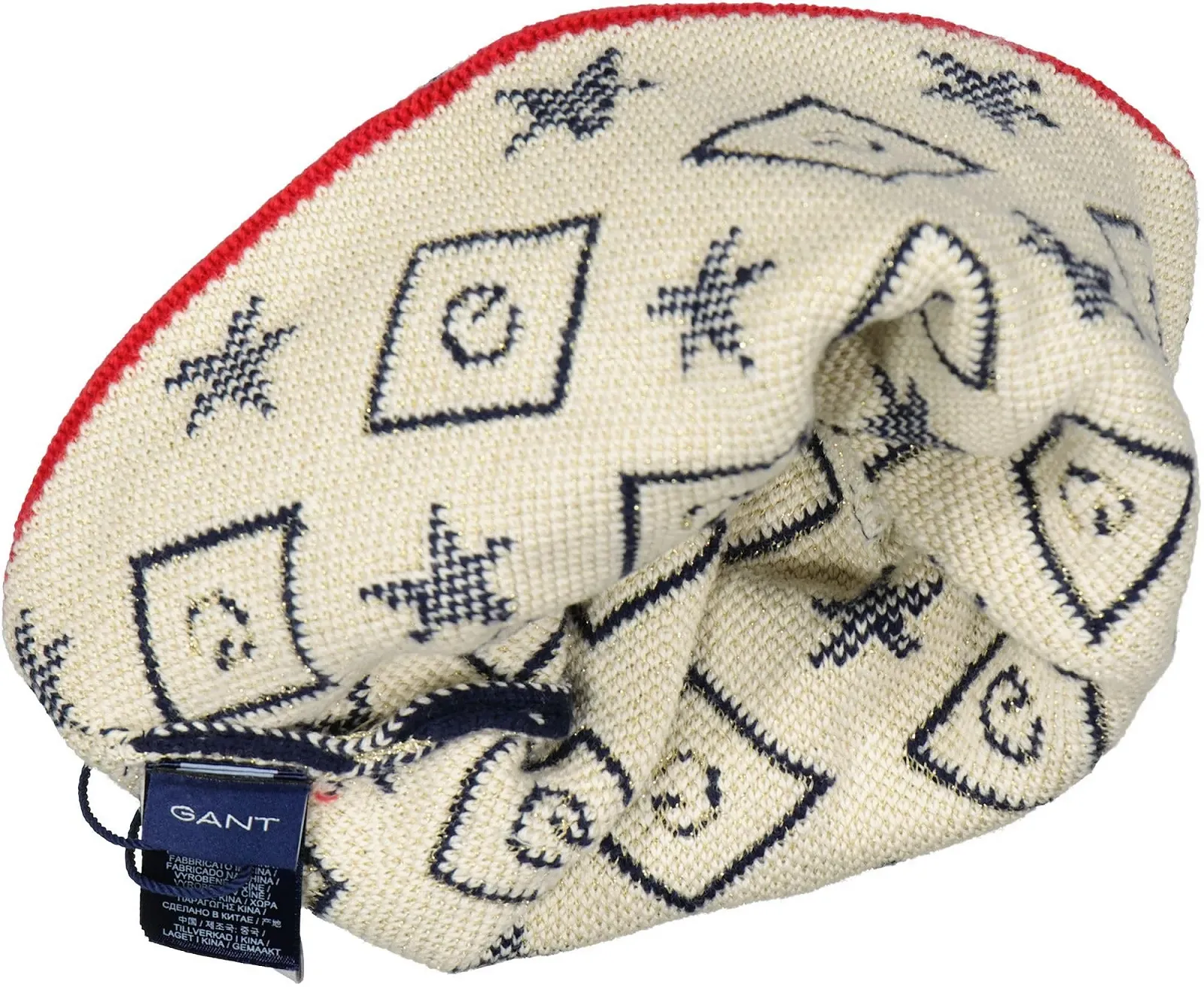 Вязаная шапка GANT D1 ICON Stars для девочек, фото №1