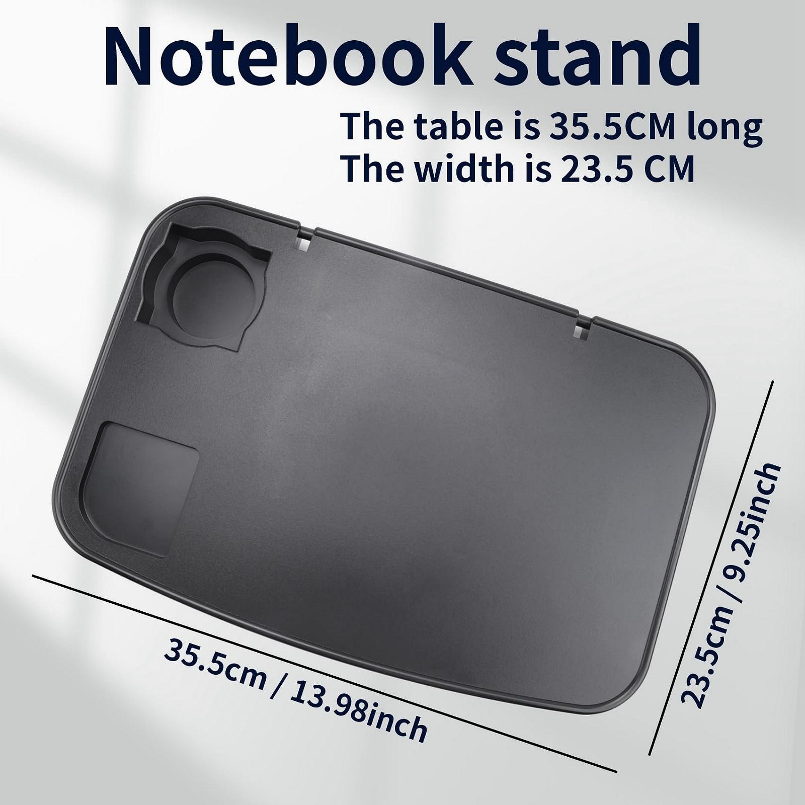 Автомобільний столик-підставка для ноутбука складаний Тримач для їжі та напоїв, фото №8