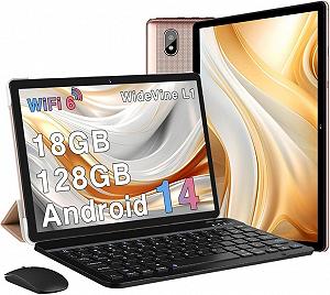 Планшет DMOAO D3 10.1" (4+14)/128 ГБ / 8 ядер Android 14 6000 mAh Black-gold - Фото 1