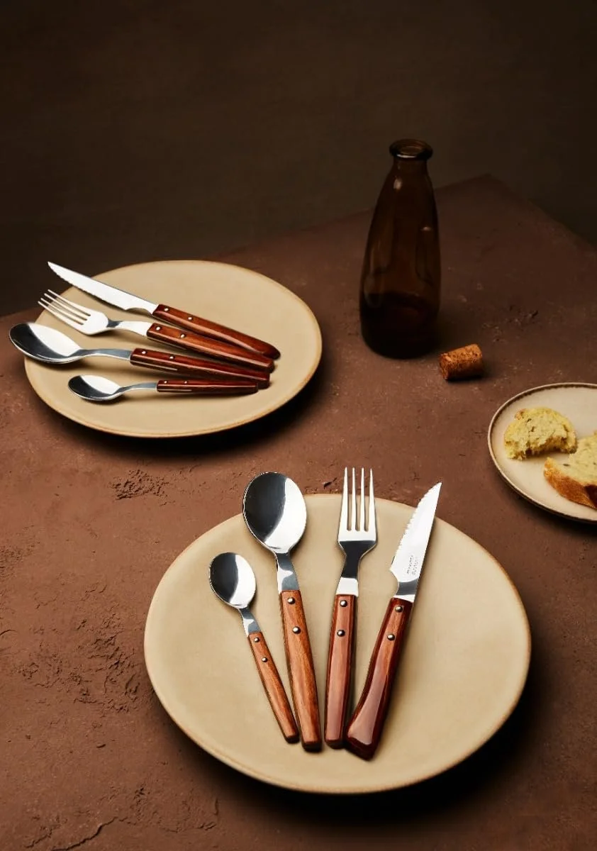 Ложка Десертна Arcos Table Messer Нержавіюча сталь 18/10, 150 мм, Коричнева дерев'яна ручка, фото №7 Ложка Десертна Arcos Table Messer Нержавіюча сталь 18/10, 150 мм, Коричнева дерев'яна ручка, фото №7