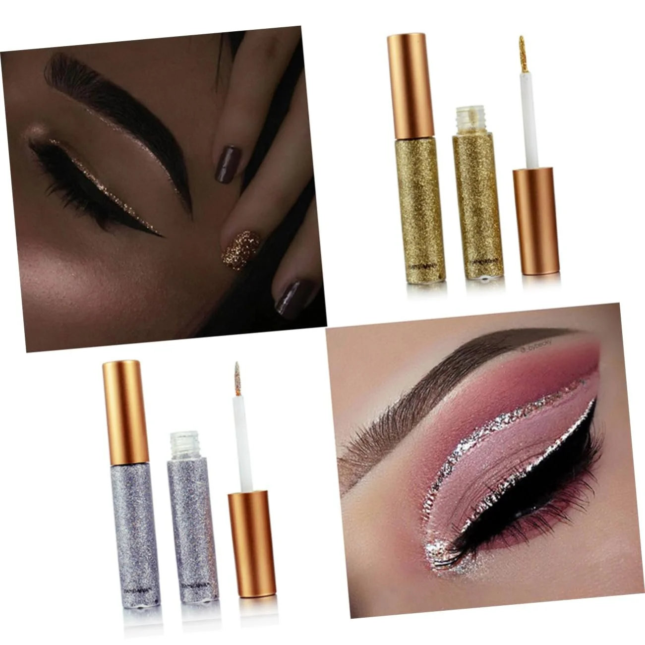 Підводка для очей TOVINANNA Набір 30 кольорів, кольорова, фото №3