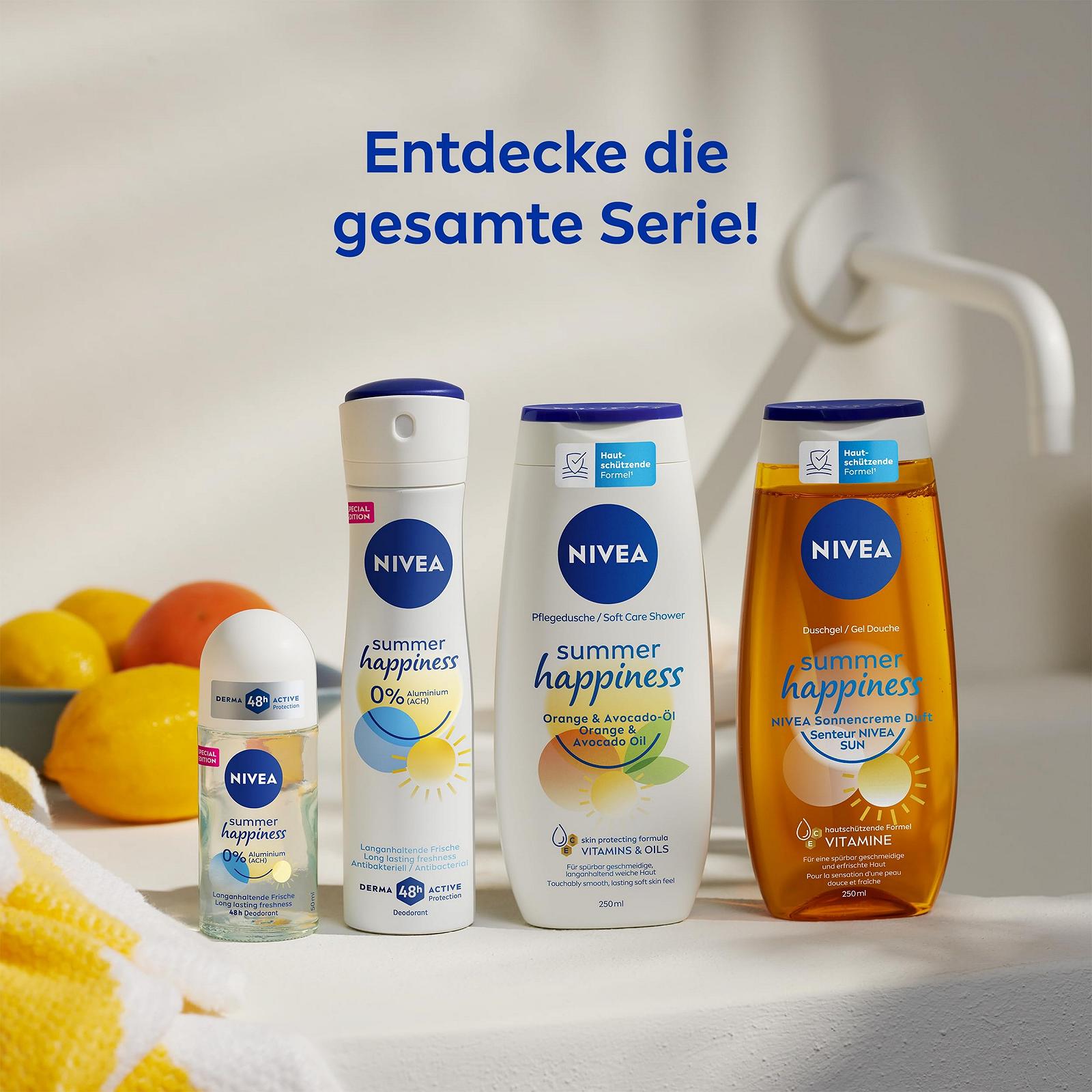 Гель для душа NIVEA Summer Happiness pH-нейтральный с витаминами C и E 250 мл, фото №10