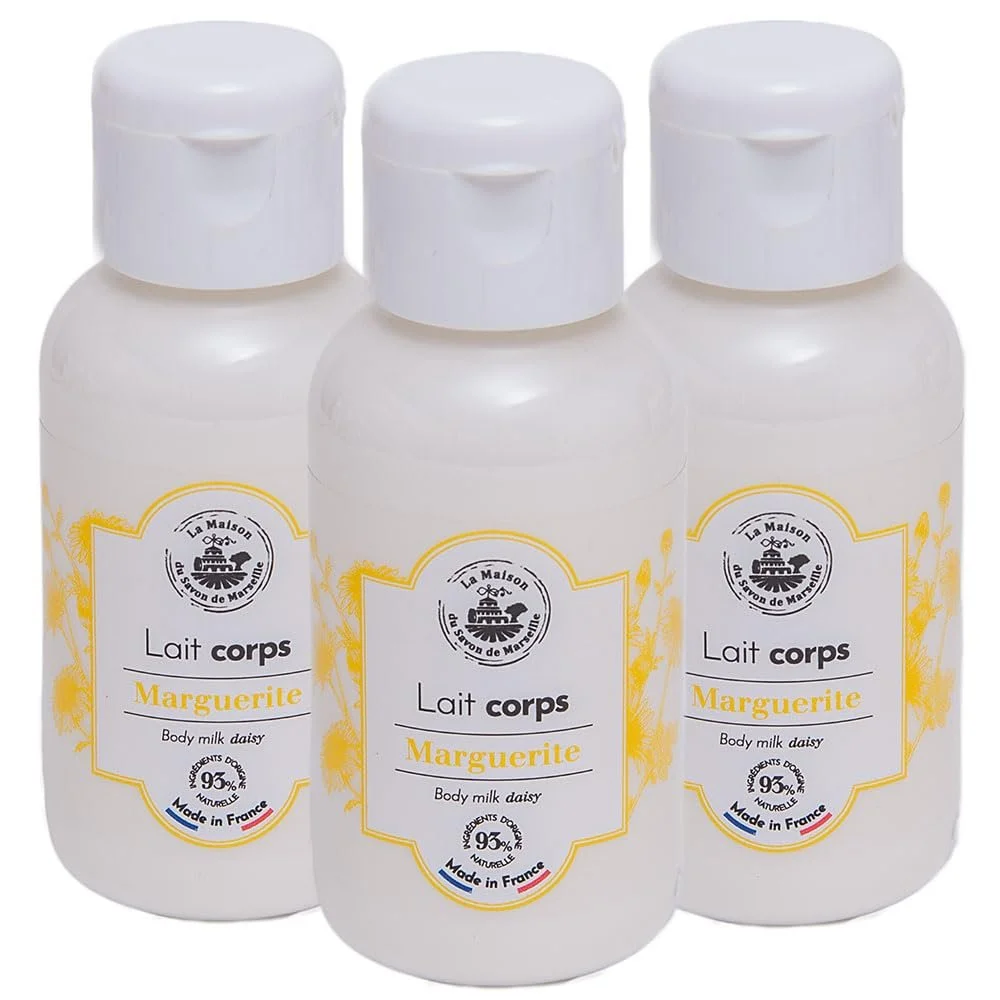 Лосьон для тела La Maison du Savon de Marseille Французский Увлажняющий для сухой кожи Обогащенный маслом ши 93% Натуральные ингредиенты 50 мл с ароматом ромашки, фото №1