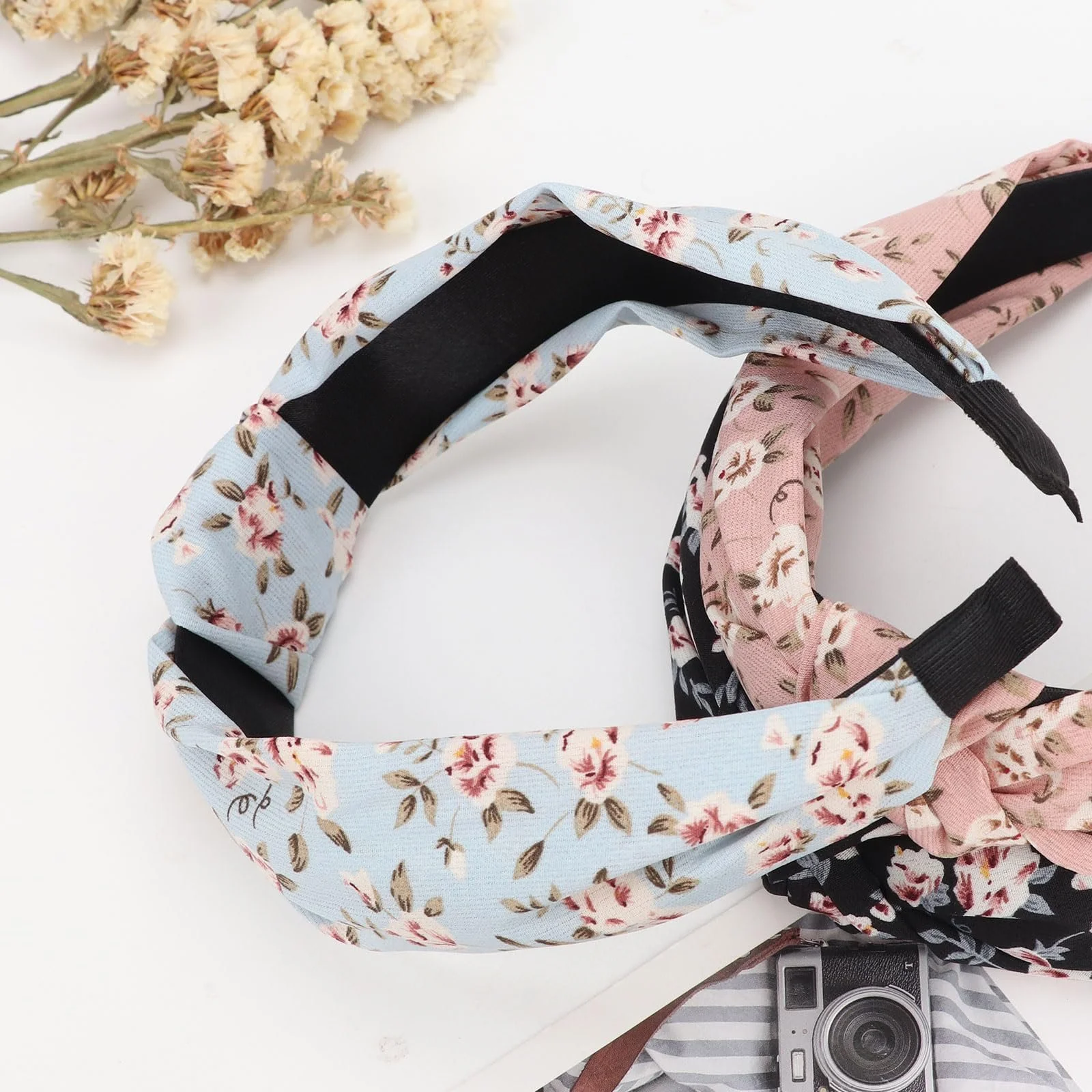 Обруч на голову DRESHOW Жіноча 4 шт Вузловата Бохо Широка Нековзна, фото №7 Обруч на голову DRESHOW Жіноча 4 шт Вузловата Бохо Широка Нековзна, фото №7