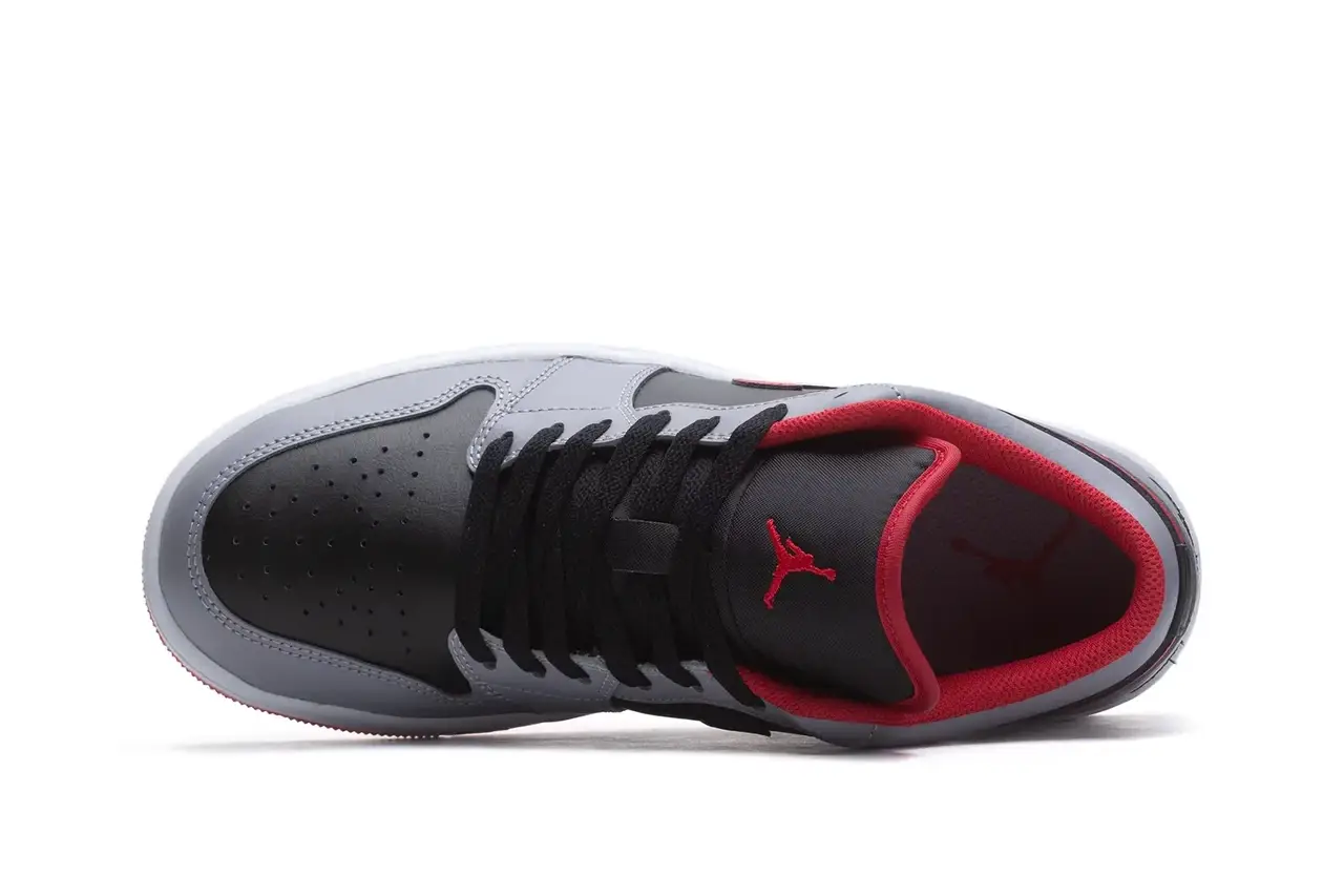 Кроссовки Nike Air Jordan 1 Low серый/черный размер 44.5, фото №5