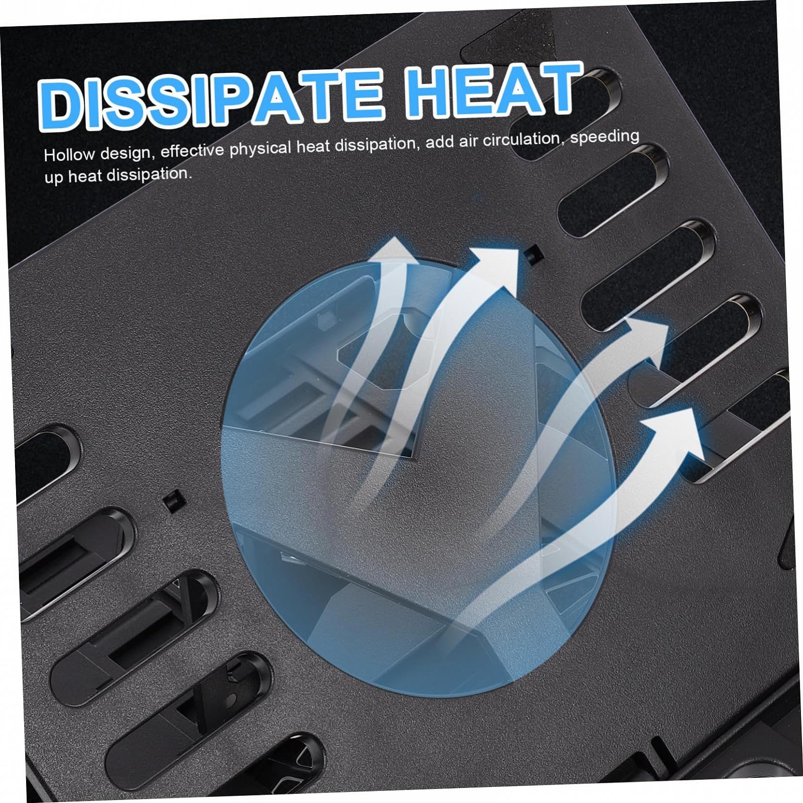 Підставка для ноутбука GALPADA складана портативна для столу, регульована по висоті, ергономічний дизайн, фото №4