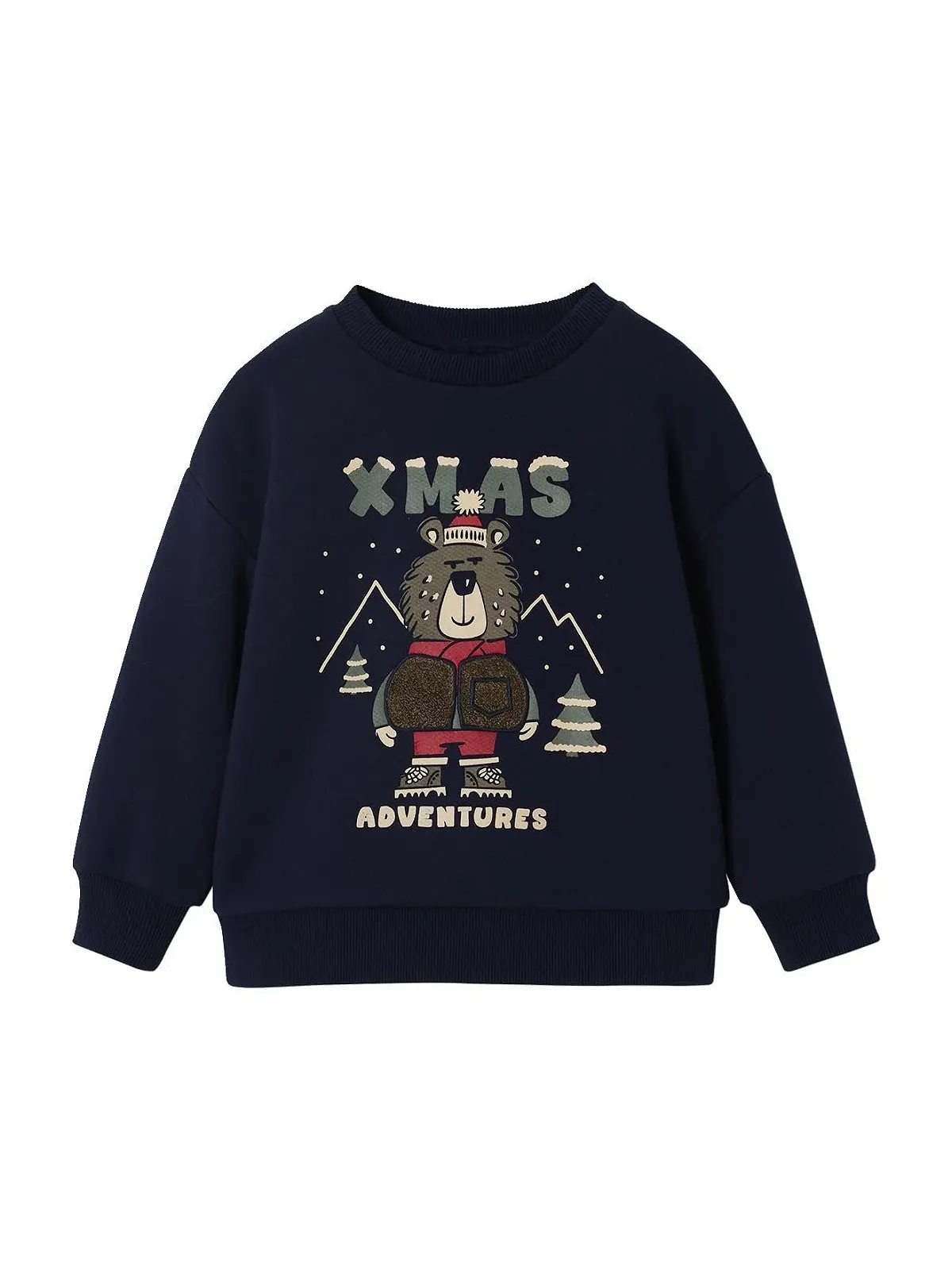 Рождественский свитшот для мальчиков Vertbaudet, фото №1 Рождественский свитшот для мальчиков Vertbaudet, фото №1