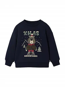 Рождественский свитшот для мальчиков Vertbaudet - Фото 1