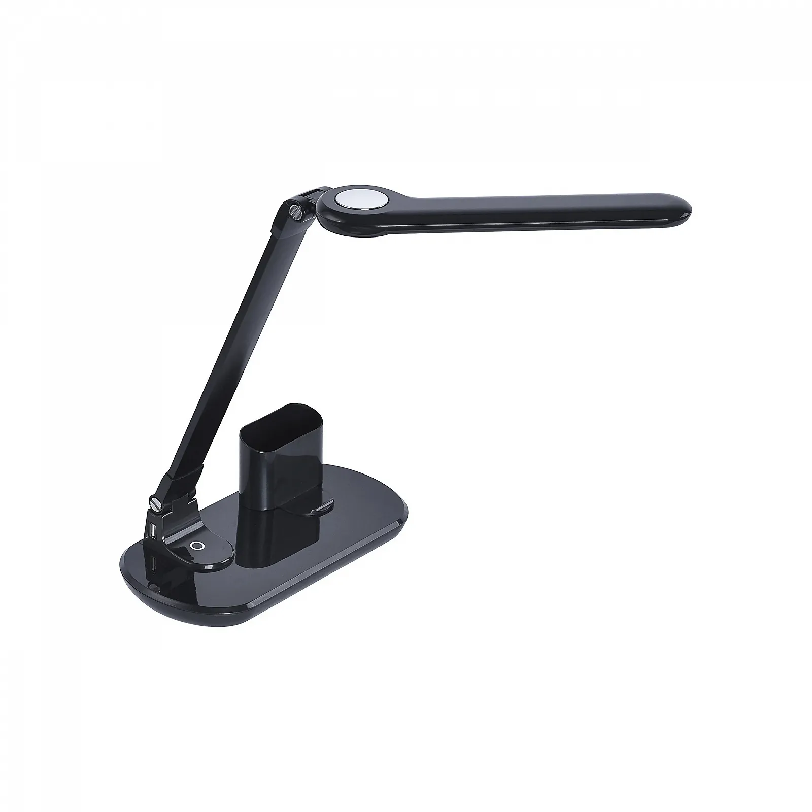 Настільна лампа для кабінету Leuchten Direkt Leon 11532-18 4.8 Вт теплий білий чорна USB, фото №7