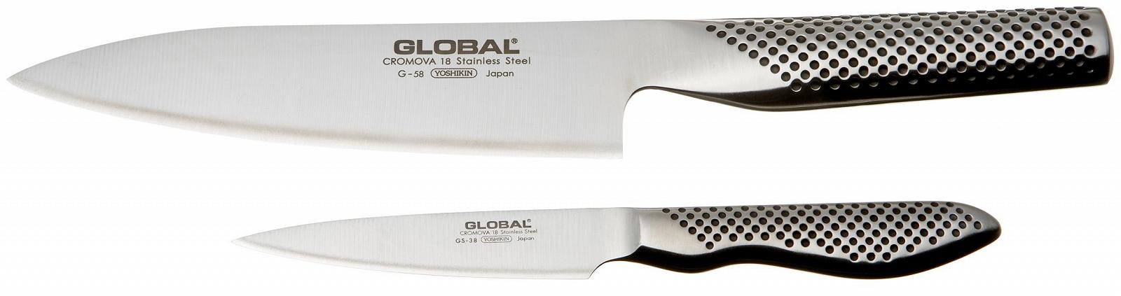 Набір ножів Caja MasterChef Global 2 штуки (G-58 та GS-38), фото №5