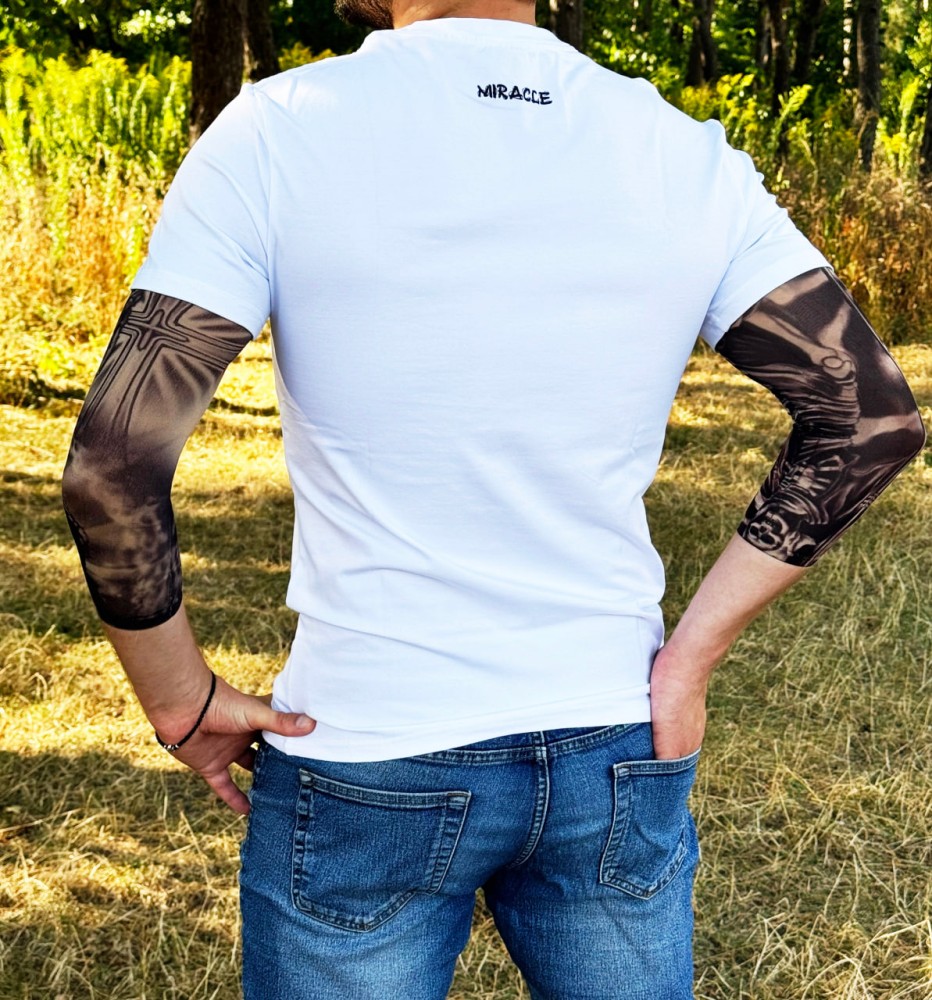 Футболка Miracle King of beasts біла, фото №2