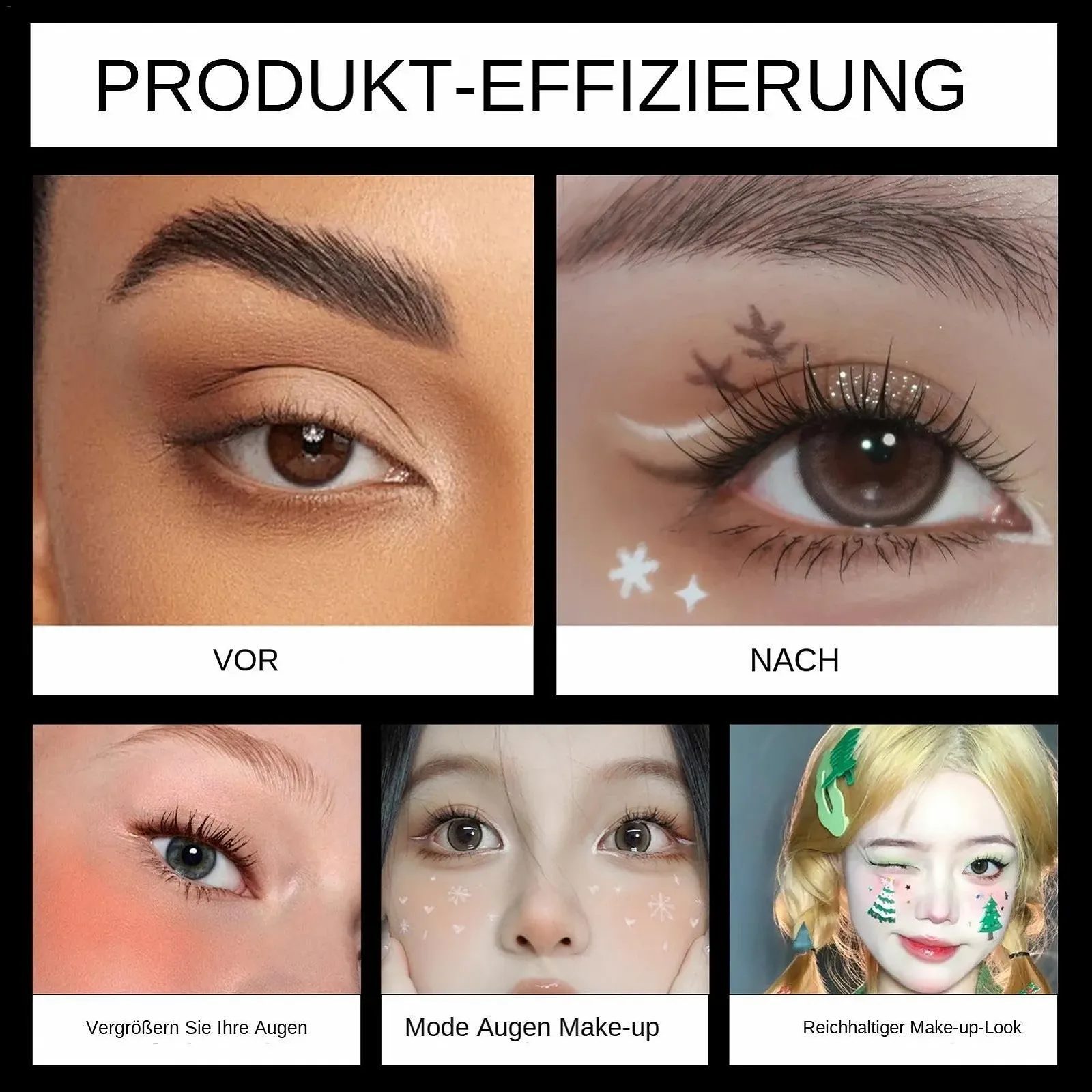 Підводка для очей Rainbow Гель Пігментований Набір різних кольорів, фото №3