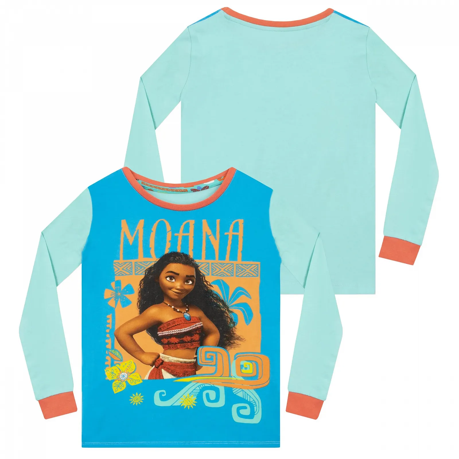 Піжама Disney Moana Slim Fit для дівчат, фото №8