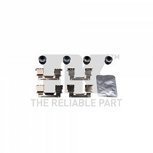 Комплект аксесуарів, гальмівні колодки дискові NK 79451838, передній міст - Фото 1