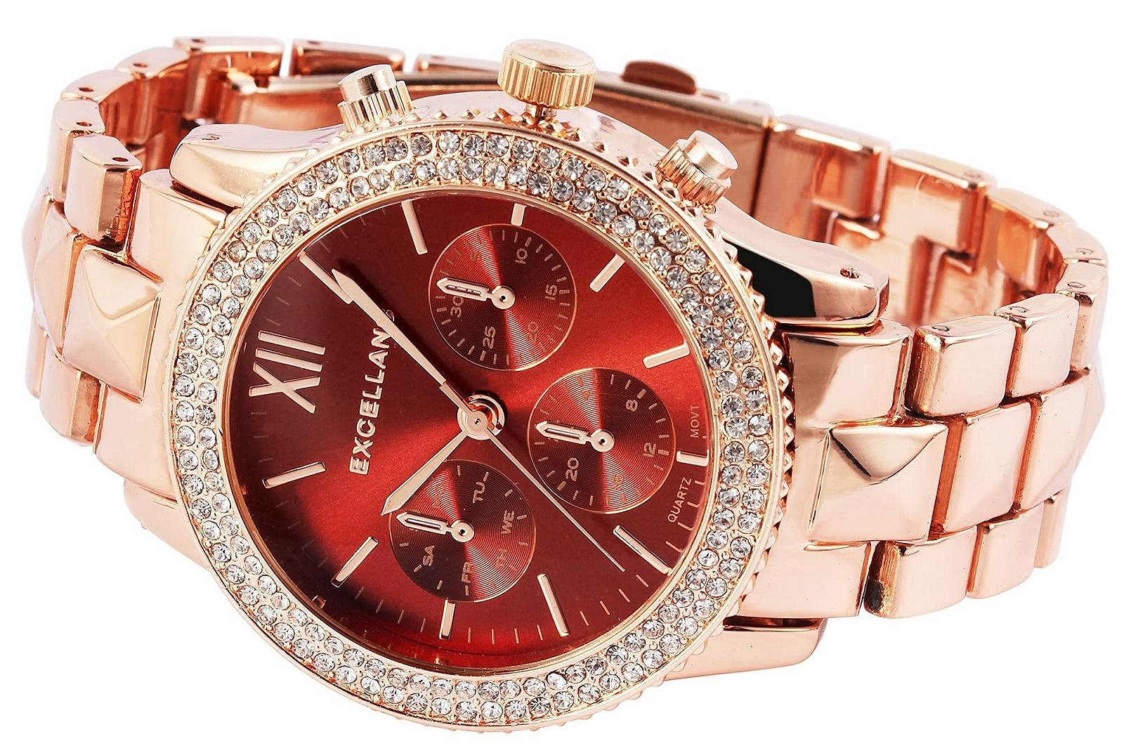 Часы Excellanc женские Браслет Металл Застежка Rhinestone Аналоговый Кварц, фото №2 Часы Excellanc женские Браслет Металл Застежка Rhinestone Аналоговый Кварц, фото №2