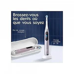 Електрична зубна щітка Oral-B iO 9S Pink 2 насадки synthetic.ua - Фото 1