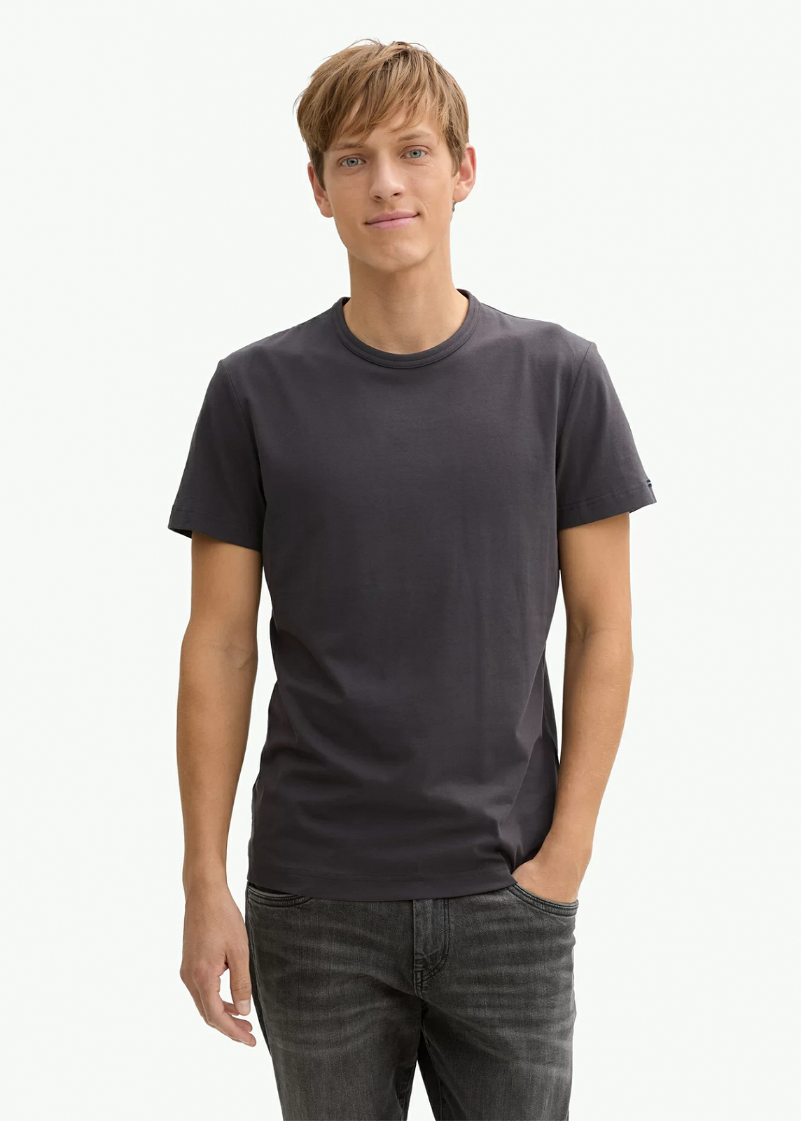 Футболка Tom Tailor Slim fit XL Tёмно-серый, фото №1