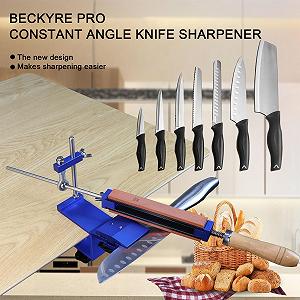 Система для заточування ножів ручна нержавіюча сталь 360° фіксований кут 6 каменів synthetic.ua - Фото 1