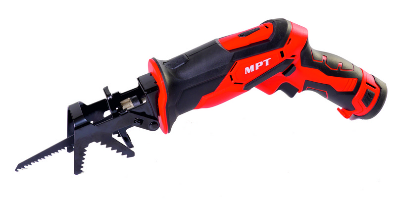 Пила шабельна акумуляторна MPT 12 В Li-ion 2 Аг 0-2900 об/хв 50/4 мм MCRS1203.A1, фото №8