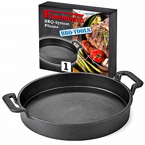 Пательня FLAMMBURO для системи BBQ, чавунна з порцеляновим емальованим покриттям, діаметр 30 см - Фото 1