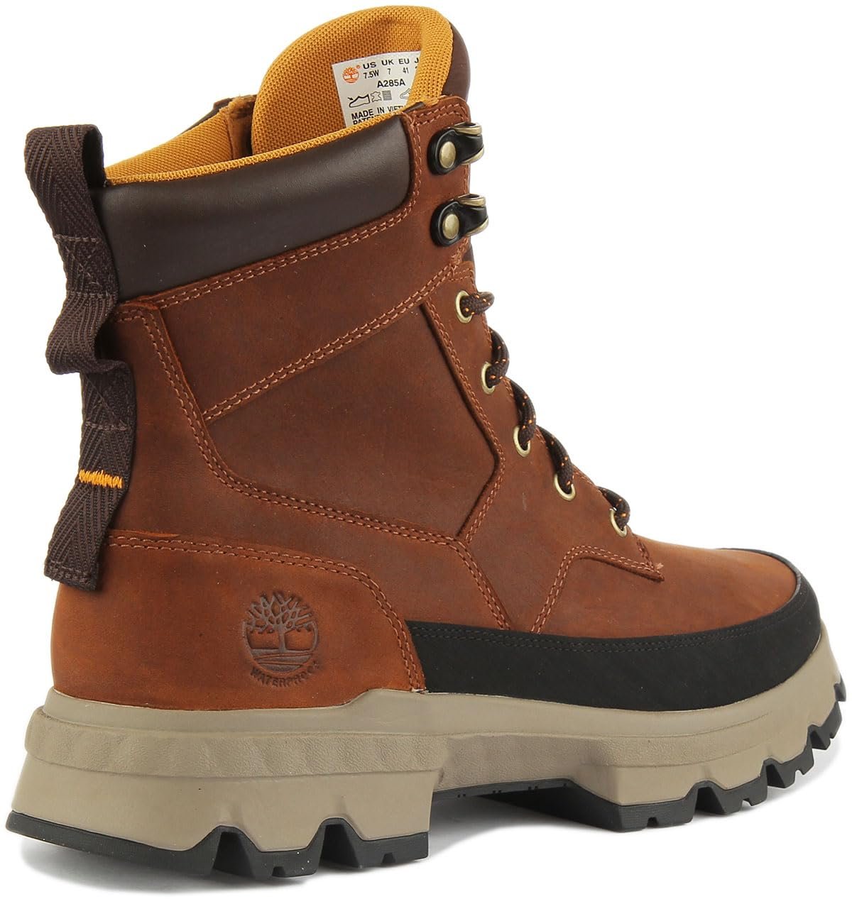 Ботинки Timberland мужские на шнуровке, черные, фото №3
