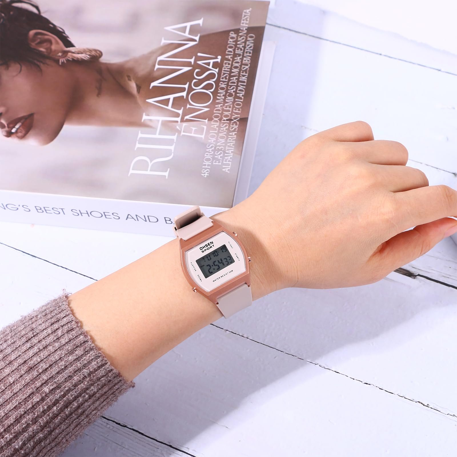Спортивний Годинник Silverora Digitaluhr: 3ATM Водонепроникний, фото №6