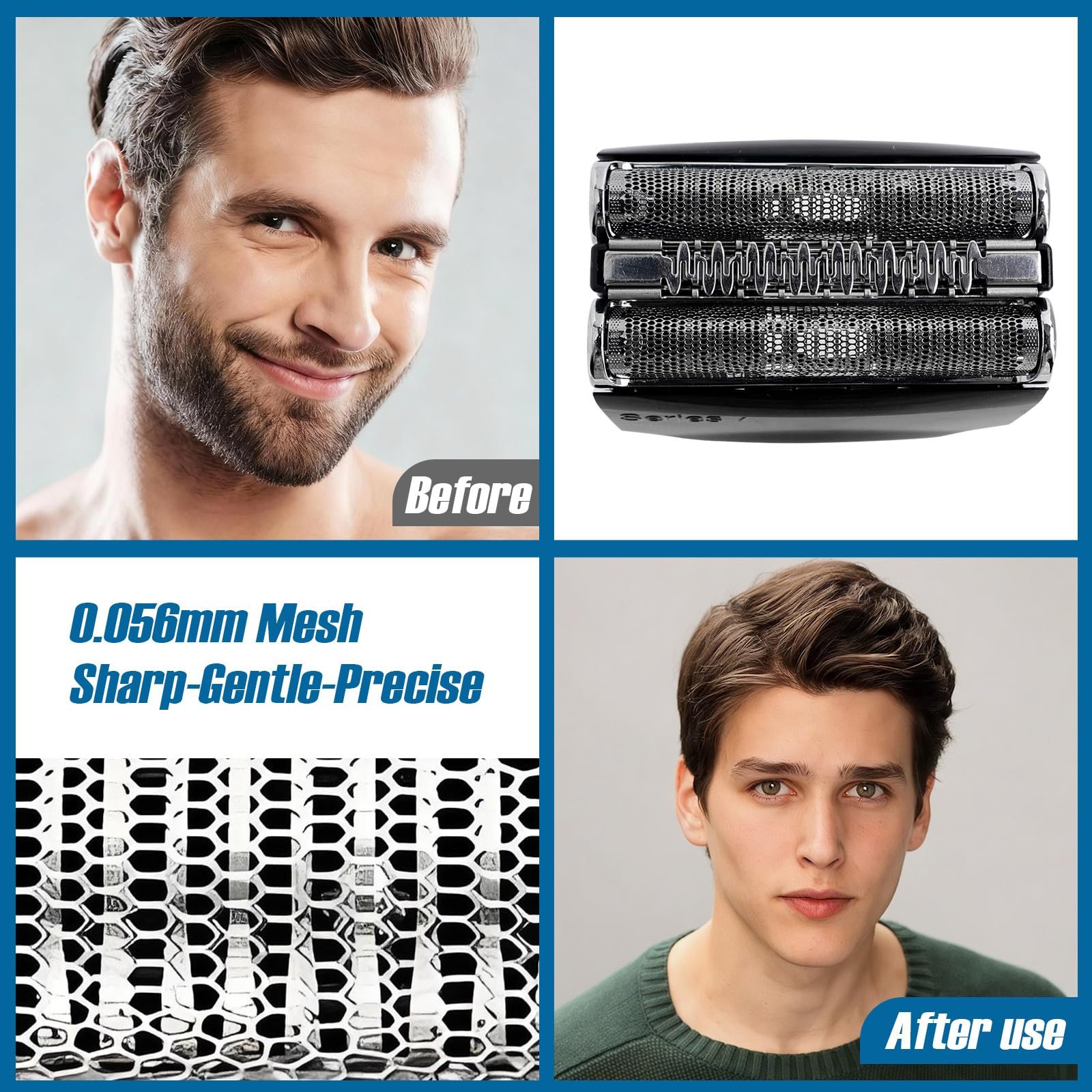 Сменная головка для электробритвы 70B 2 шт. для Braun Series 7 720 730 790CC 760CC 765CC, фото №4 Сменная головка для электробритвы 70B 2 шт. для Braun Series 7 720 730 790CC 760CC 765CC, фото №4