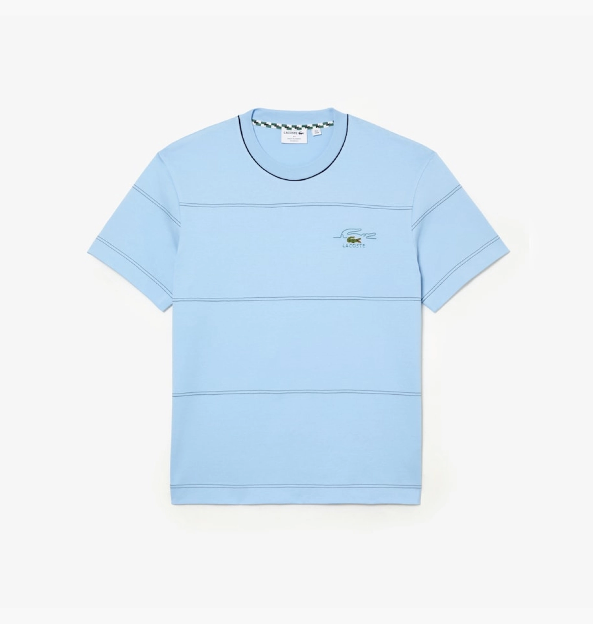 Футболка Lacoste Men's Striped Organic Cotton Jersey M, фото №4