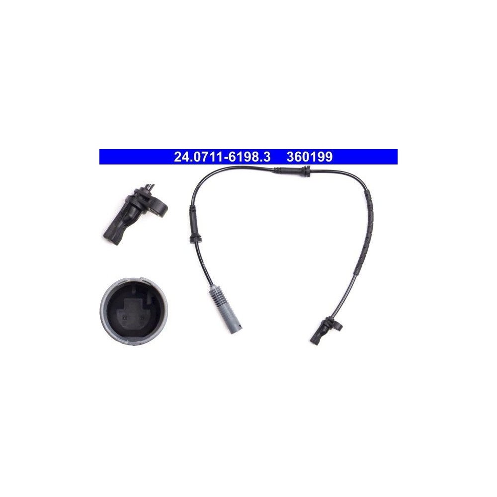 Датчик скорости вращения колеса ATE 24.0711-6198.3 для BMW передний мост, фото №1 Датчик скорости вращения колеса ATE 24.0711-6198.3 для BMW передний мост, фото №1