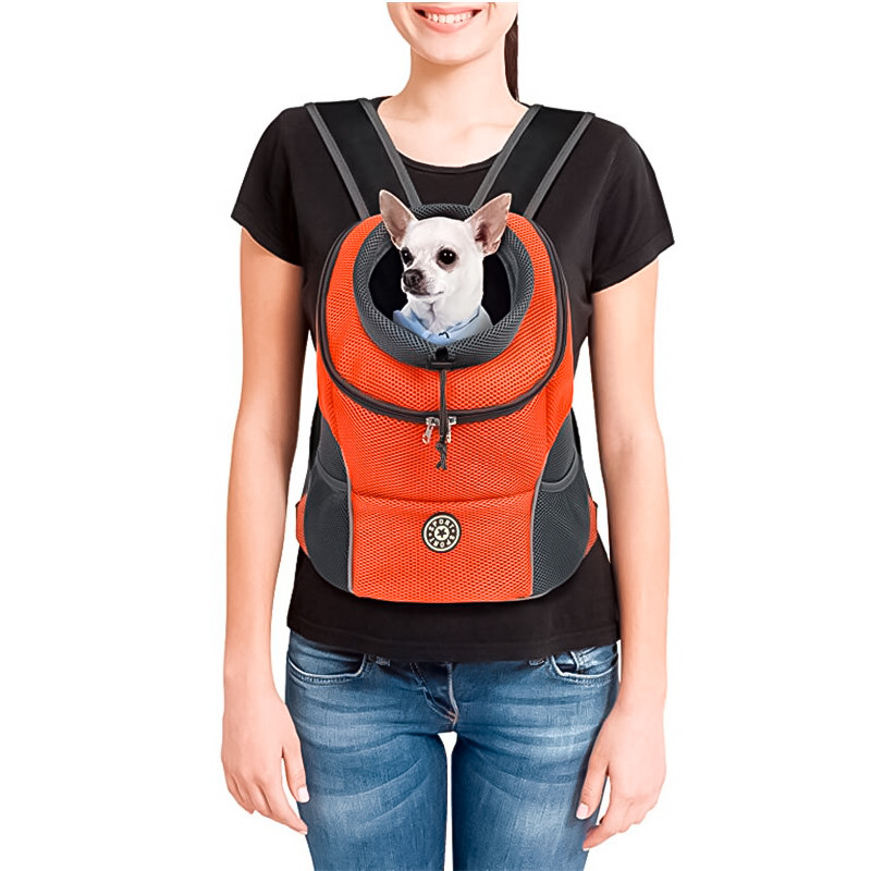 Рюкзак-переноска для кошек и собак Venxius D-07 M Оранжевый (8714-62380), фото №3