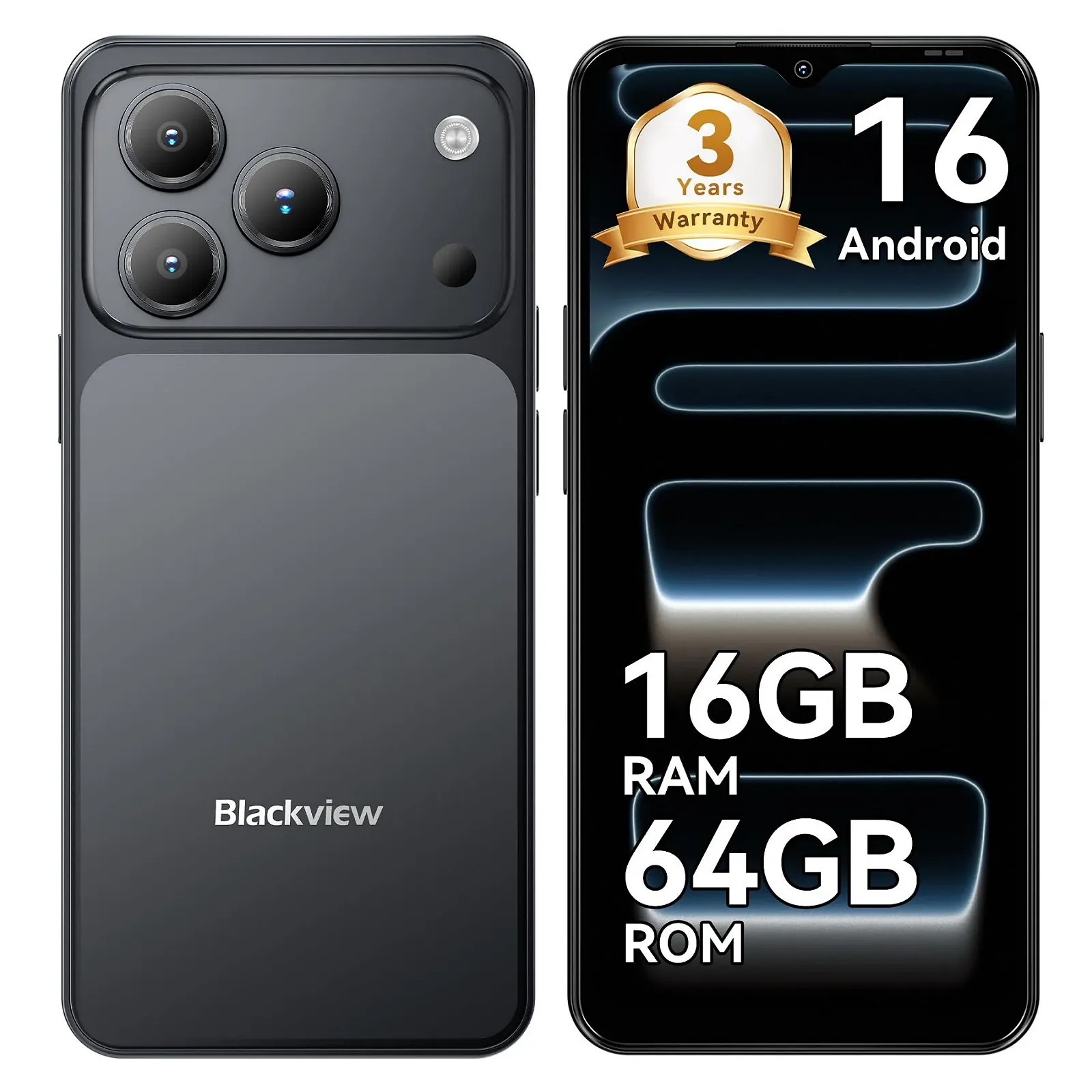 Смартфон Blackview Wave 7C Android 16 32MP+13MP 16GB+64GB/2TB 6.56" 5000 mAh 4G Dual SIM Face ID, фото №1 Смартфон Blackview Wave 7C Android 16 32MP+13MP 16GB+64GB/2TB 6.56" 5000 mAh 4G Dual SIM Face ID, фото №1