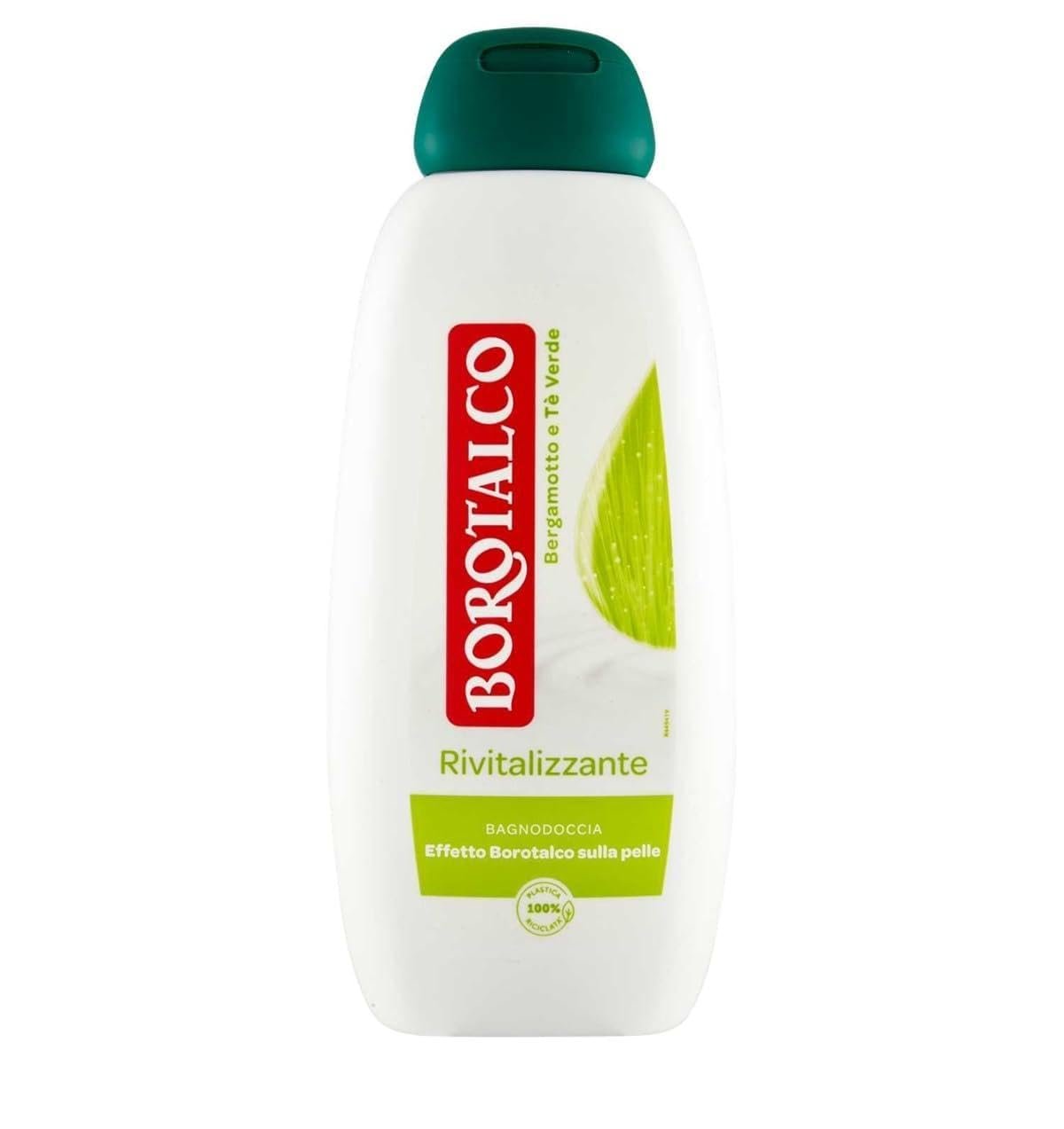 Гель для душа Borotalco Bagnoschiuma Rivitalizzante с ароматом бергамота и зеленого чая 24 х 450 мл, фото №1