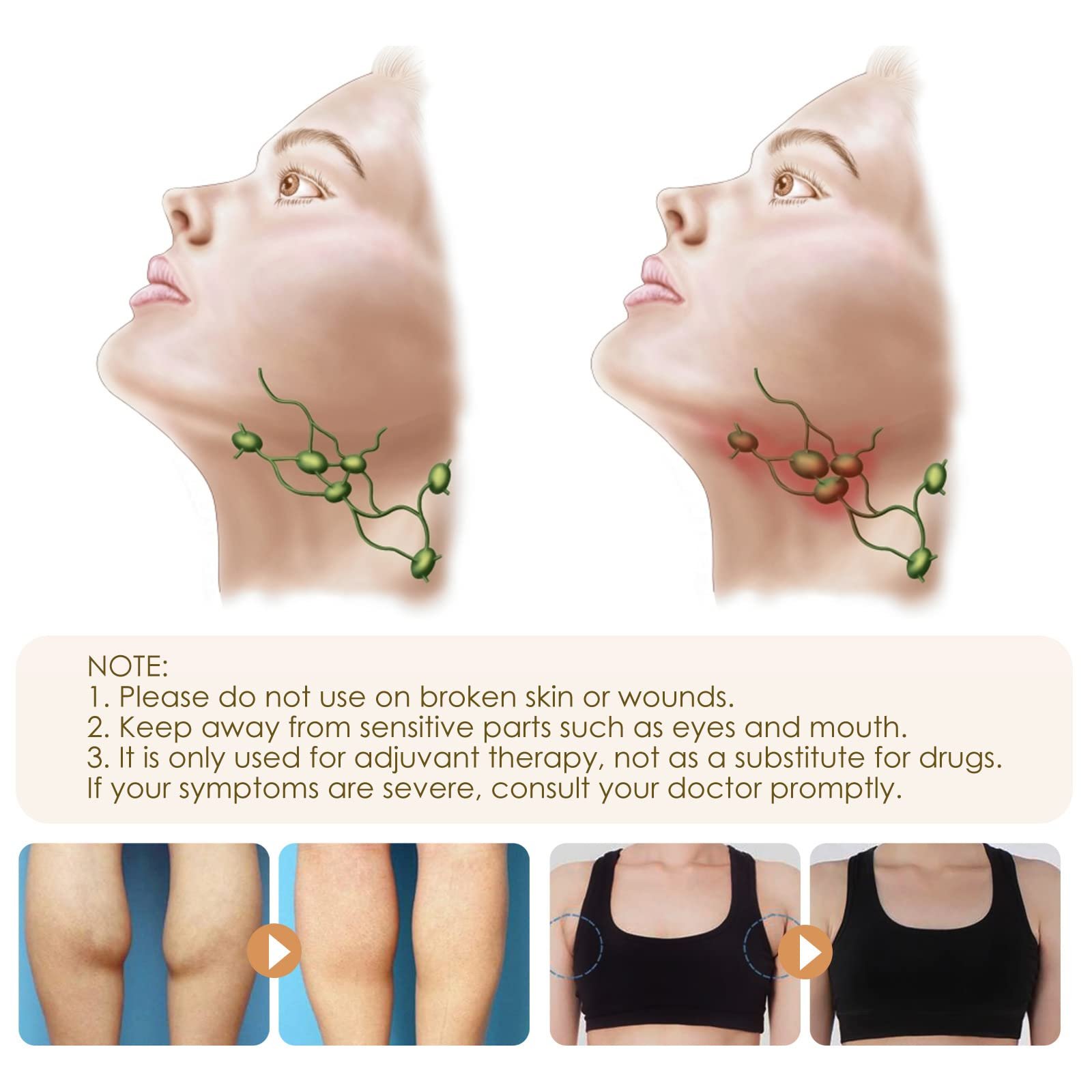 Гель для душу Lymphatic Drainage Ginger лімфодренажний трав'яний, фото №2