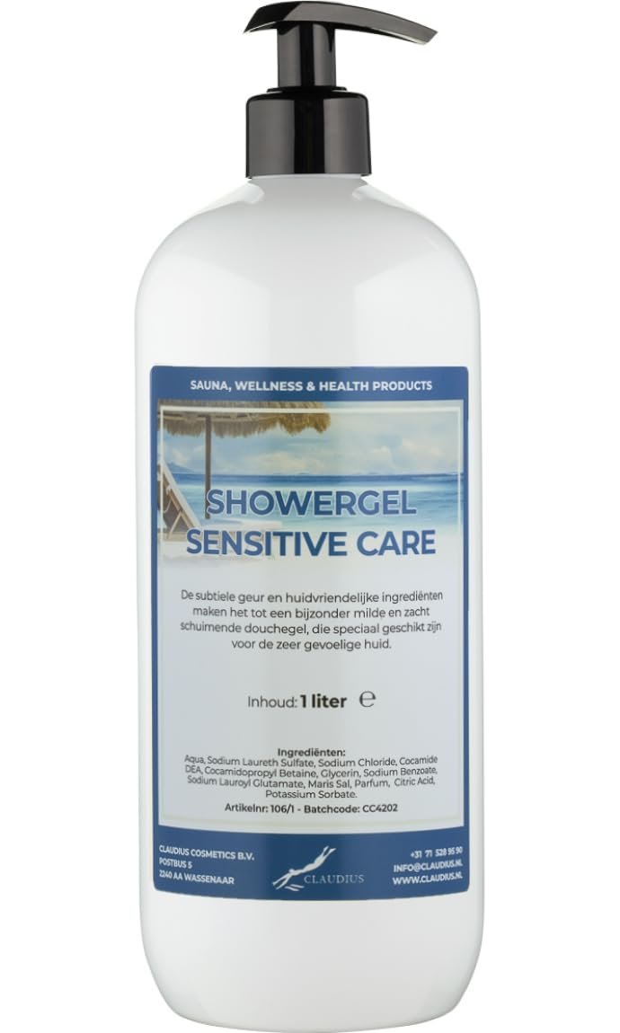 Гель для душу Sensitive Care 1 л з помпою, фото №1