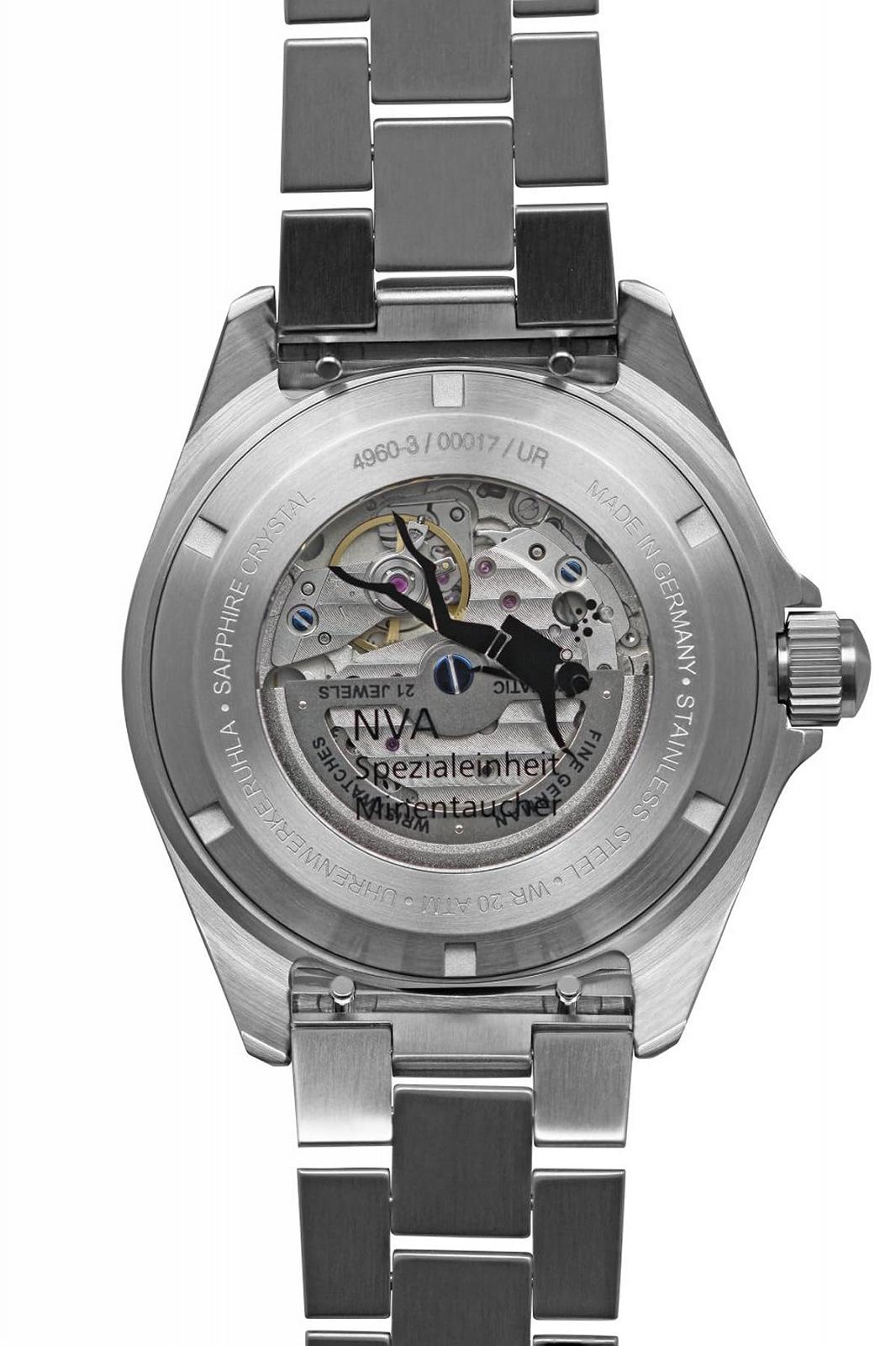 Чоловічий годинник Ruhla Diver 4960M3_Set Automatic Minentube Синій Змінний ремінець, браслет, фото №3