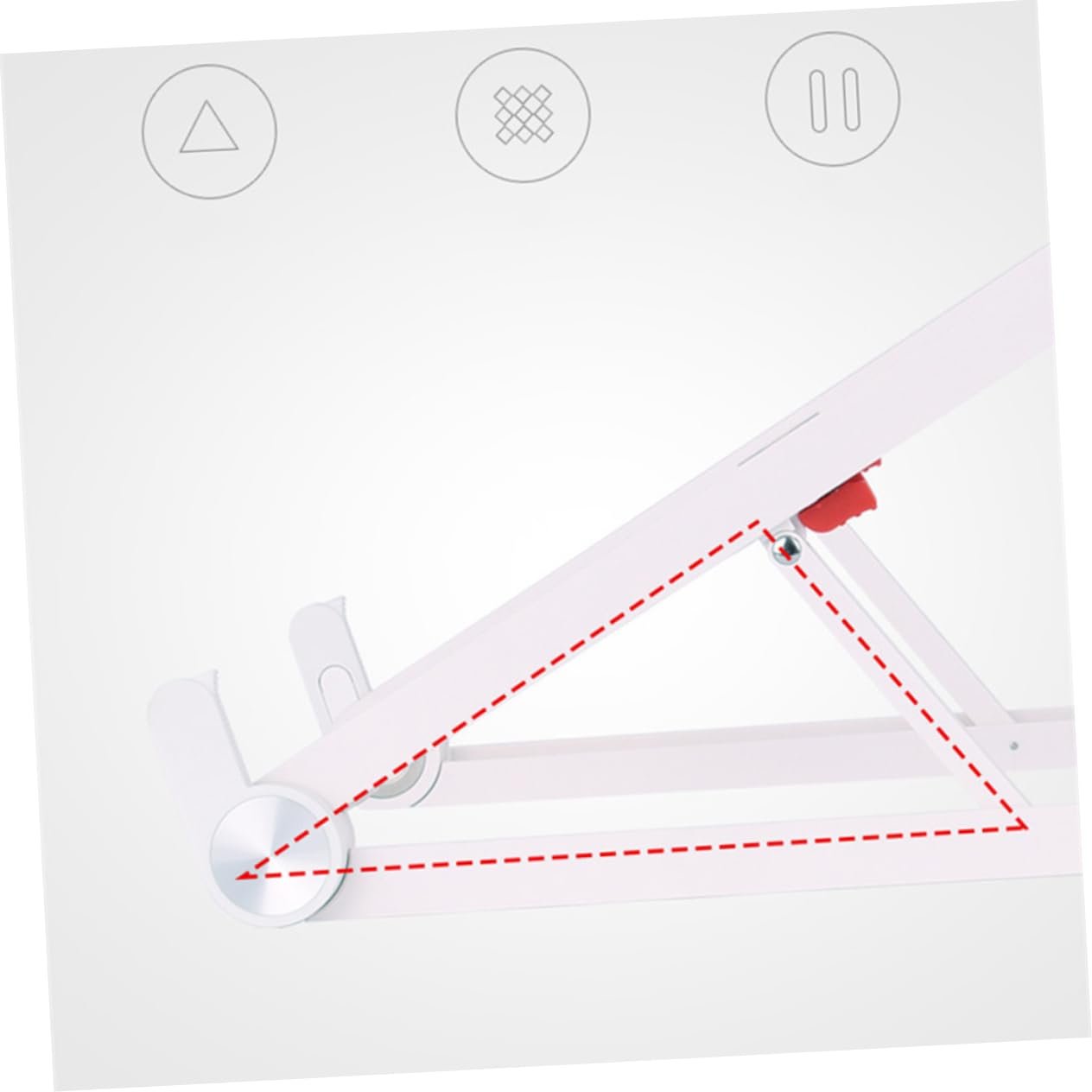 Підставка для ноутбука NUOBESTY Складна портативна вентильована ергономічна, фото №2 Підставка для ноутбука NUOBESTY Складна портативна вентильована ергономічна, фото №2