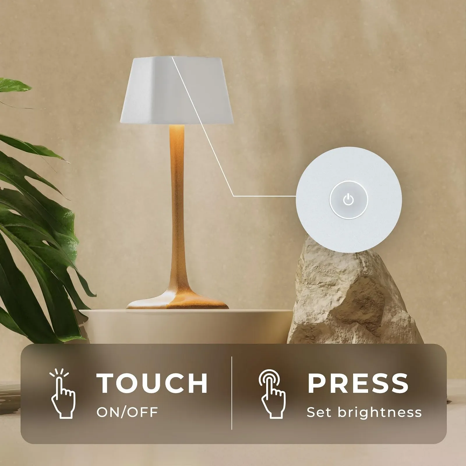 Настільна лампа Glaphyra LED Бездротова Акумуляторна IP54, фото №9