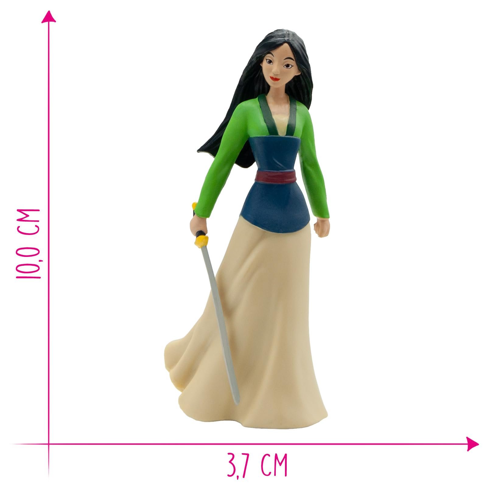 Іграшкова фігурка Bullyland Mulan 11356 Walt Disney Mulan Близько 10 см, фото №2