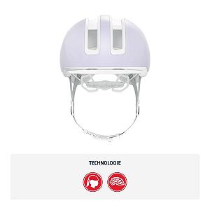 Шолом Urban ABUS HUD-Y з магнітним LED заднім ліхтарем і магнітною застібкою synthetic.ua - Фото 1