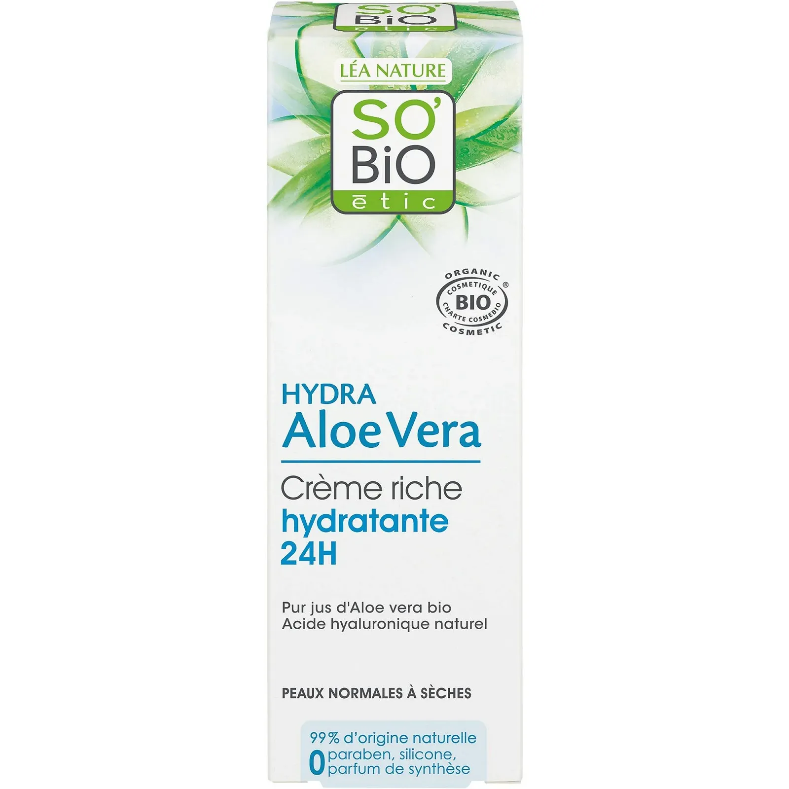 Денний крем Hydra Aloe Vera Rich Moisturising насичений зволожувальний 50 мл, фото №1