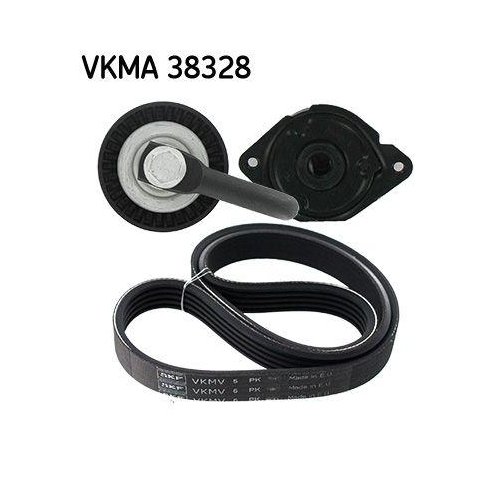 Комплект поликлинового ремня SKF VKMA 38328 для BMW, фото №4