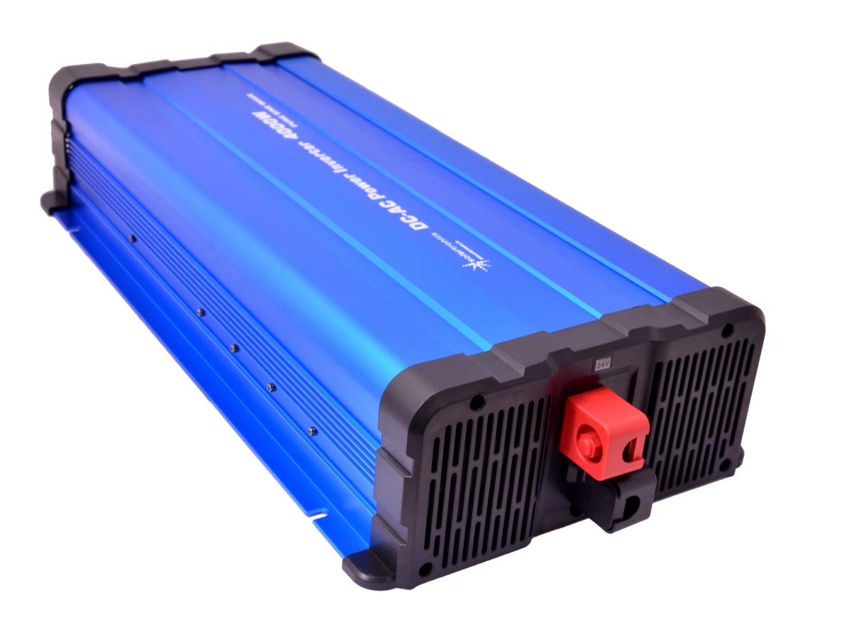Преобразователь SOLARTRONICS F4000D 24 В 4000 Вт с дисплеем - Инвертор 24 В в 230 В - Чистая синусоида - Совместим с LiFePO4/Литием, Свинцовыми, Гелевыми или AGM аккумуляторами - USB - Пульт дистанционного управления опционально, фото №4