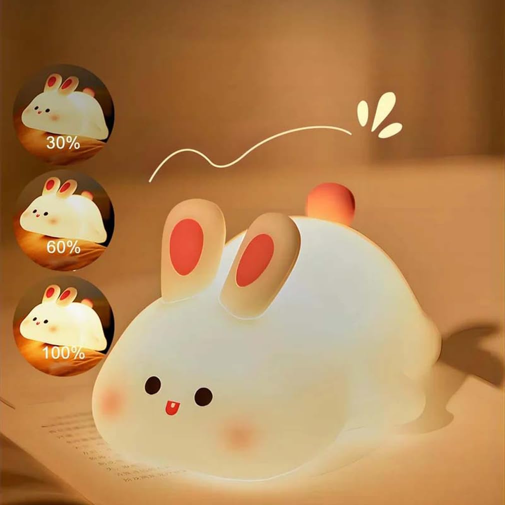 Светильник ночник силиконовый большие уши LED, фото №4