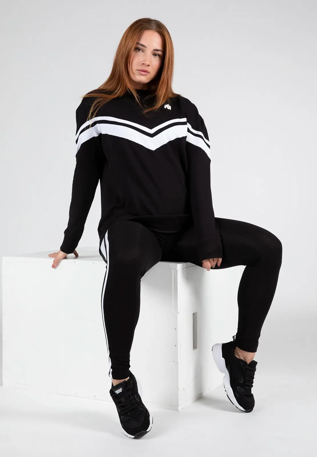 Свитшот Gorilla Wear Hailey Oversized Чёрный, фото №5