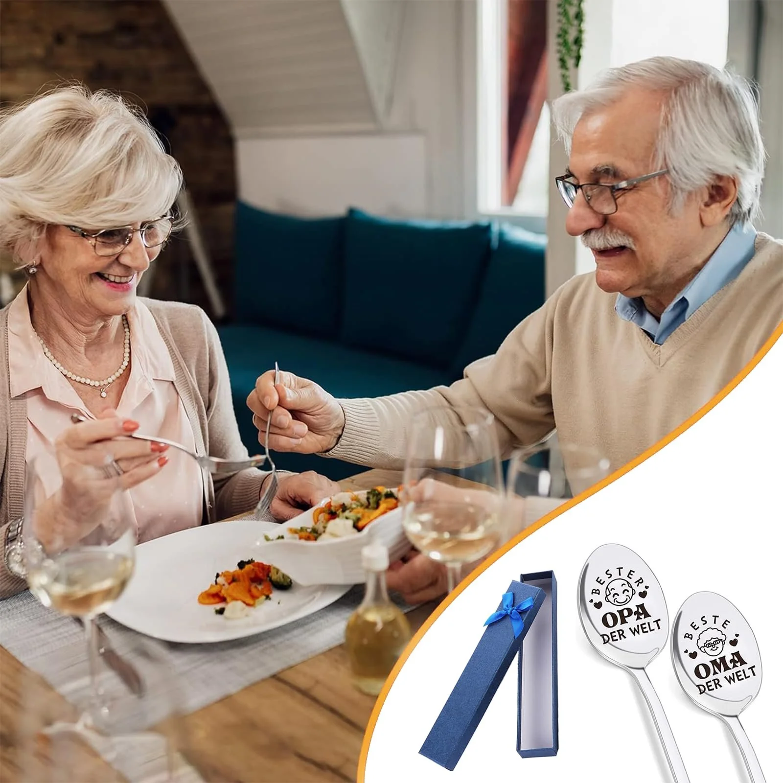 Ложка кавова NoName Найкраща бабуся і дідусь у світі, сріблястий, фото №6 Ложка кавова NoName Найкраща бабуся і дідусь у світі, сріблястий, фото №6