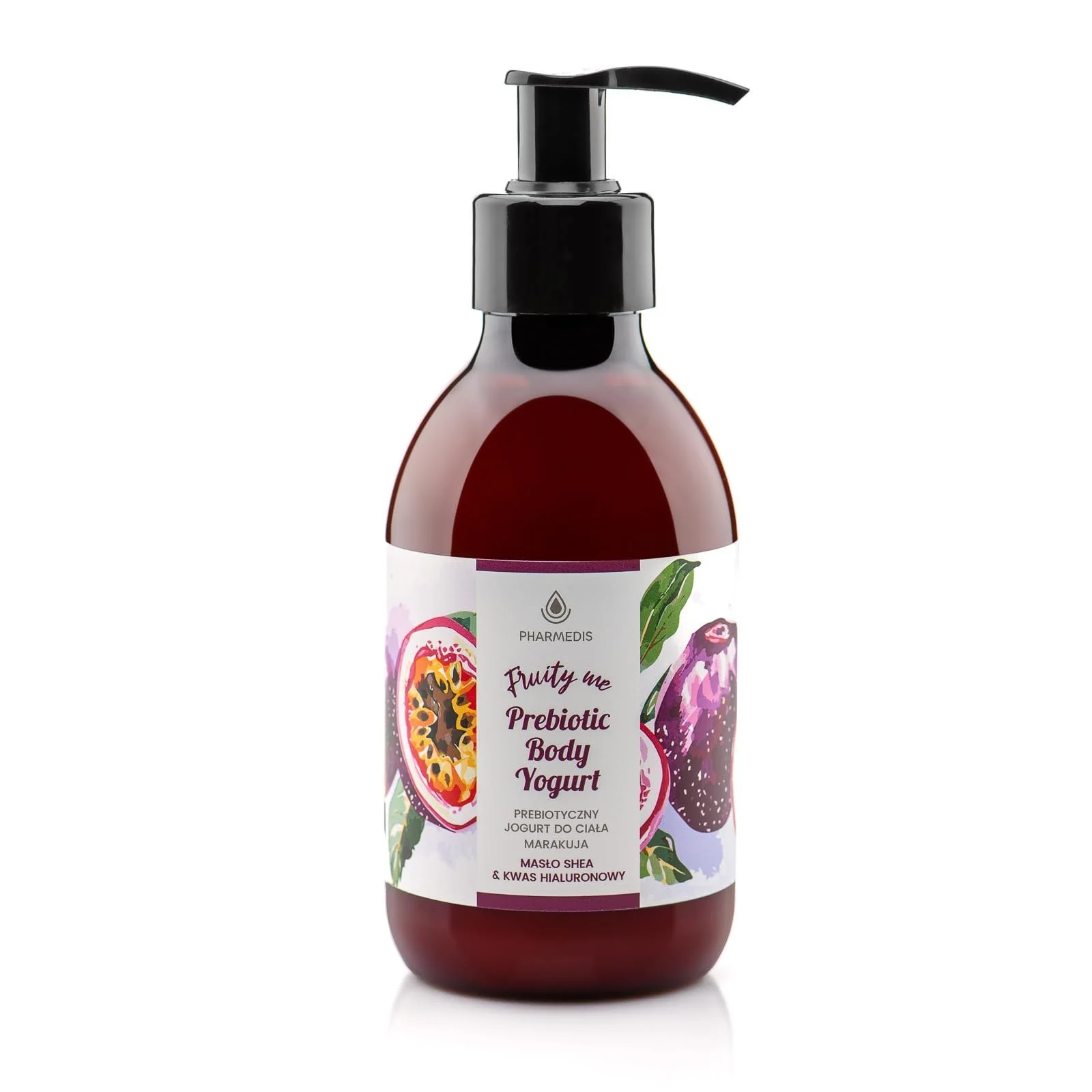 Йогурт для тіла Пребіотик Маракуя з маслом ши та гіалуроновою кислотою, фото №1 Йогурт для тіла Пребіотик Маракуя з маслом ши та гіалуроновою кислотою, фото №1
