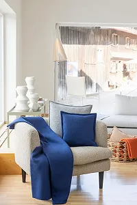 Плед Disana з органічної мериносової вовни 100% GOTS, IVN Best 100 x 135 см, Касіс synthetic.ua - Фото 1