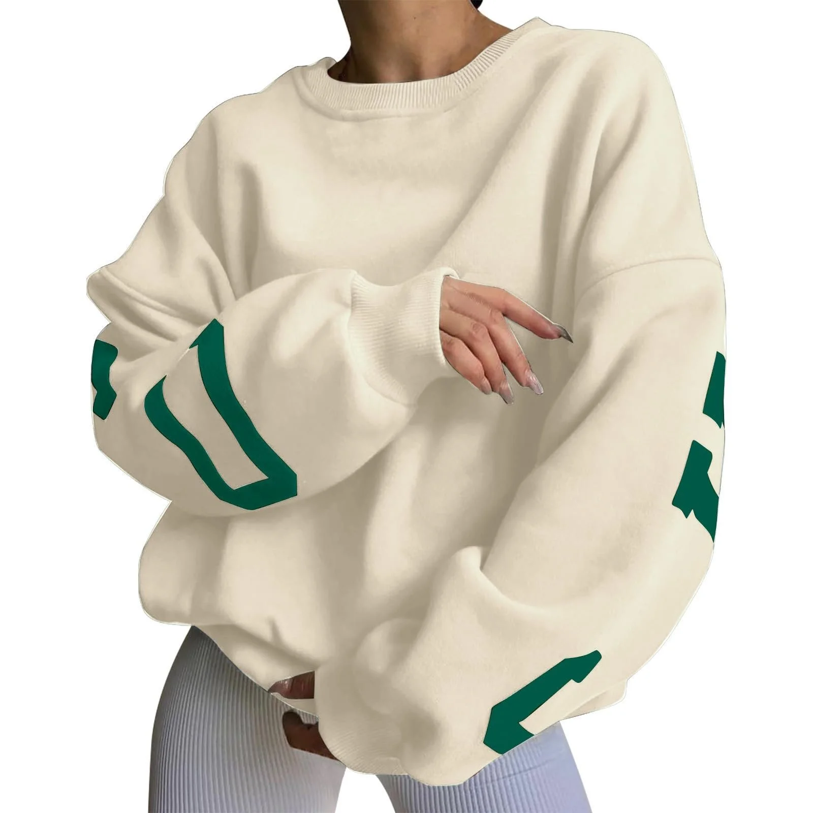 Жіноча толстовка Generisch Oversized Skeleton з довгими рукавами, фото №1