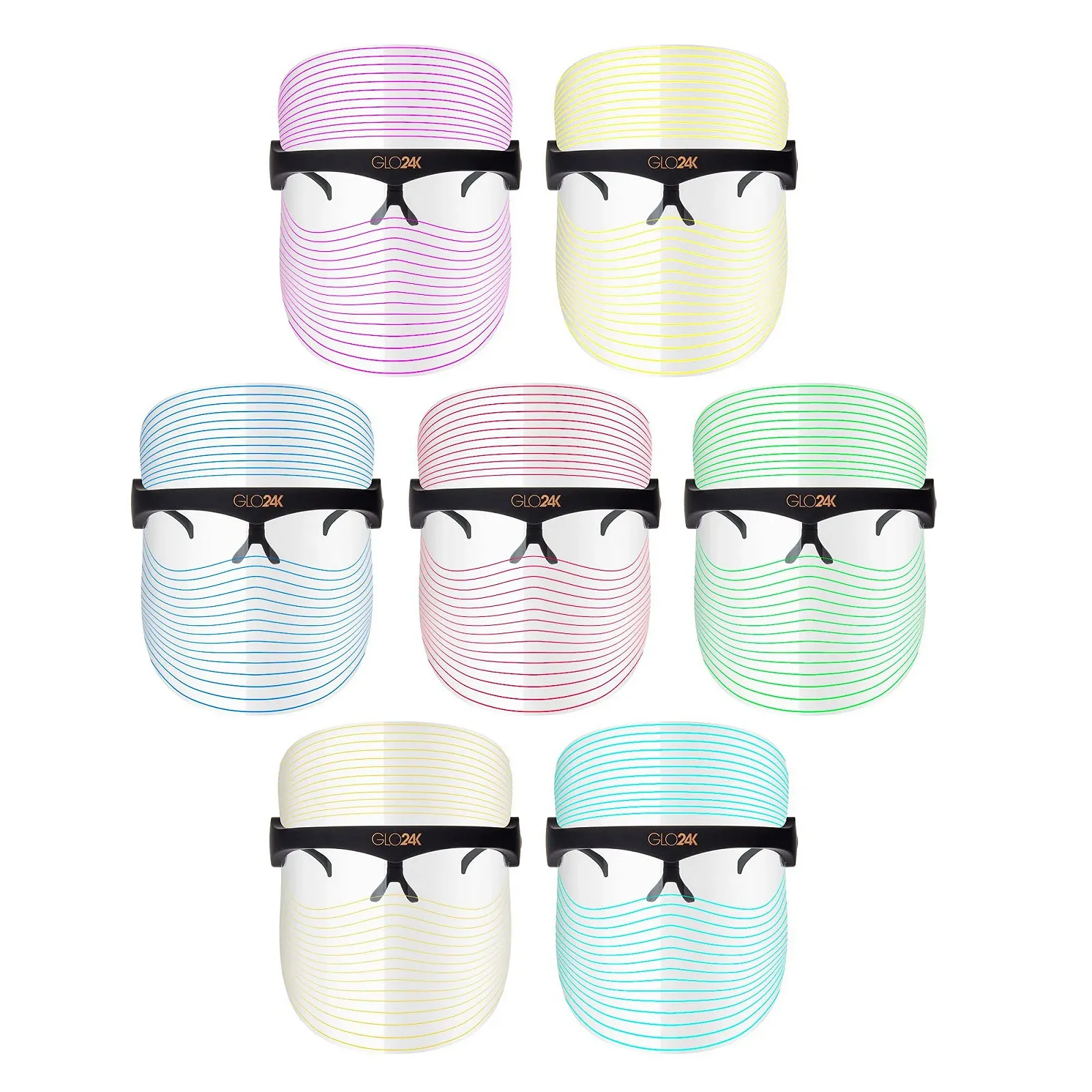 Маска для обличчя GLO24K 7 Coloured Beauty, фото №3