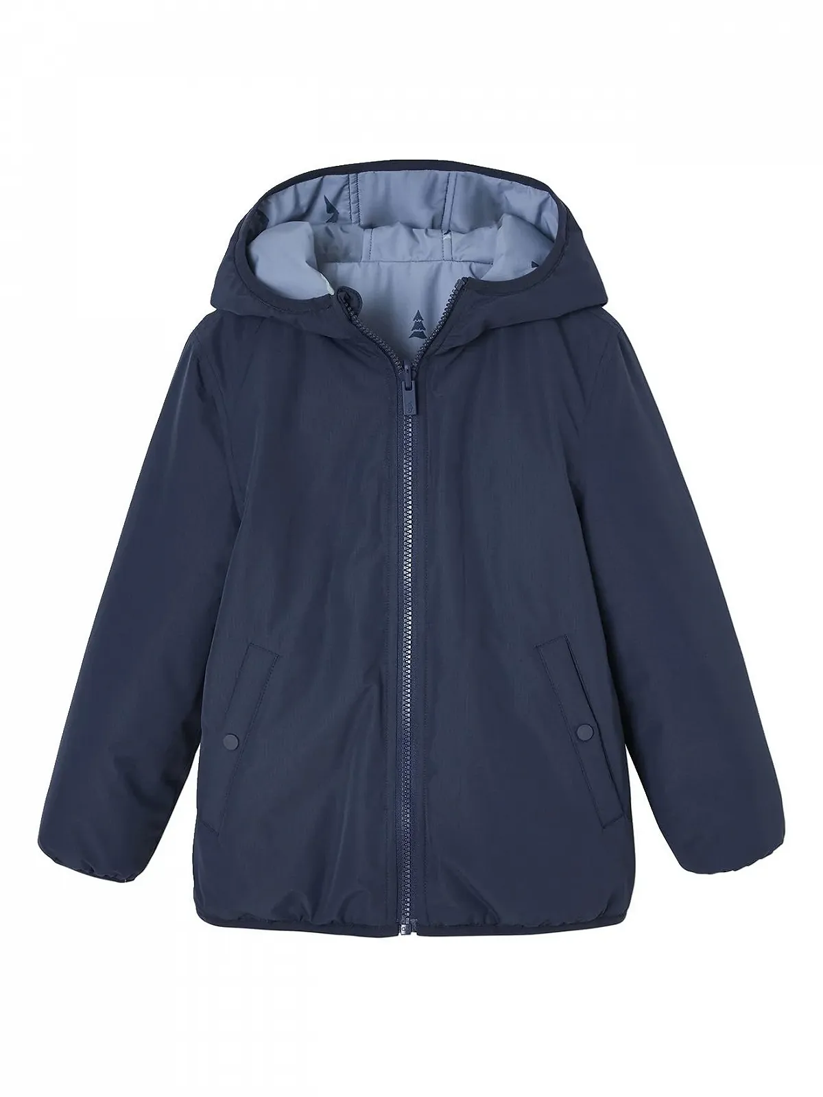 Демісезонна куртка Vertbaudet двостороння стьобана для хлопчиків з переробленого поліестеру, фото №3